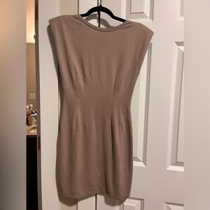ASTR the Label Tan Mini Dress